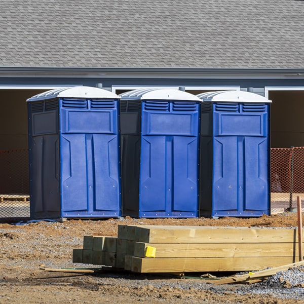 are there any additional fees associated with portable restroom delivery and pickup in Greenwich